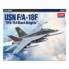 Academy Boeing F/A-18F USN VFA-154 Black Knight (1:72) - AC-12577
