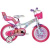 DINO Bikes - Dětské kolo 14" Barbie - DB-614GBAF