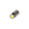 LED BA15S bílá, 12V, 1LED/COB, celosklo - 95119