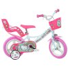 DINO Bikes - Dětské kolo 12" Hello Kitty 2 - DB-124RL-HK2