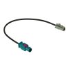 Antenna Adapter Fakra (m) to GT21 (f) for vehicles with original GNSS antenna with FAKRA plug   KAE-F2GT21