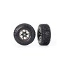 Traxxas kolo 2.2/3.0", disk Raptor R černý chrom, pneu BFGoodrich T/A KO2 (2) (2WD přední) - TRA10186-BLKCR