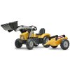FALK - Šlapací traktor Super Loader s nakladačem a vlečkou žlutý - FA-2025AM