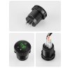 Digitální LED hodiny 12-24V, modré - 34671