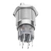 Spínač otočný kulatý, zelené podsvícení - 47068g