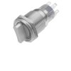 Spínač otočný kulatý, zelené podsvícení - 47068g