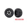 Traxxas kolo 4.3/5.7", disk X-Maxx černý, pneu Sledgehammer (pár) - TRA7871