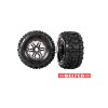 Traxxas kolo 2.9/3.8", disk černý chrom, pneu Sledgehammer All-Terrain belted (2) - TRA8979A