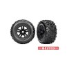 Traxxas kolo 3.8", disk černý, pneu Sledgehammer belted (2) - TRA9573