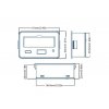 Indikátor baterie 8-30V s USB/USB-C zásuvkou - 34598
