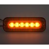 Zadní červené obrysové LED světlo s výstražným oranžovým světlem, 12-24V, ECE R65 - brTRL003R