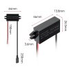 Měnič napětí 12-24/5-12V, 3A USB-C QC3.0 samice - 34167