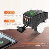 USB/USB-C nabíječka s voltmetrem na motocykl - 34707