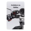 2x USB nabíječka s voltmetrem/teploměrem na motocykl - 34708