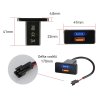 USB nabíječka QC3.0 do panelu. 12/24V - 34716