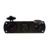 Trojitá zásuvka do panelu CL, Voltmetr, 2x USB nabíječka QC3.0/PD - 34695.2