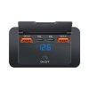 2xUSB QC3.0 +2x USB-C zásuvka, voltmetr 12/24V, montáž na povrch - 34718