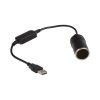 Redukce s měničem napětí USB/CL zásuvka - 5V/12V, 1A - 34168