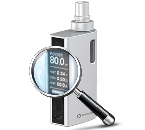 Nastavení napětí a výkonu e-cigarety