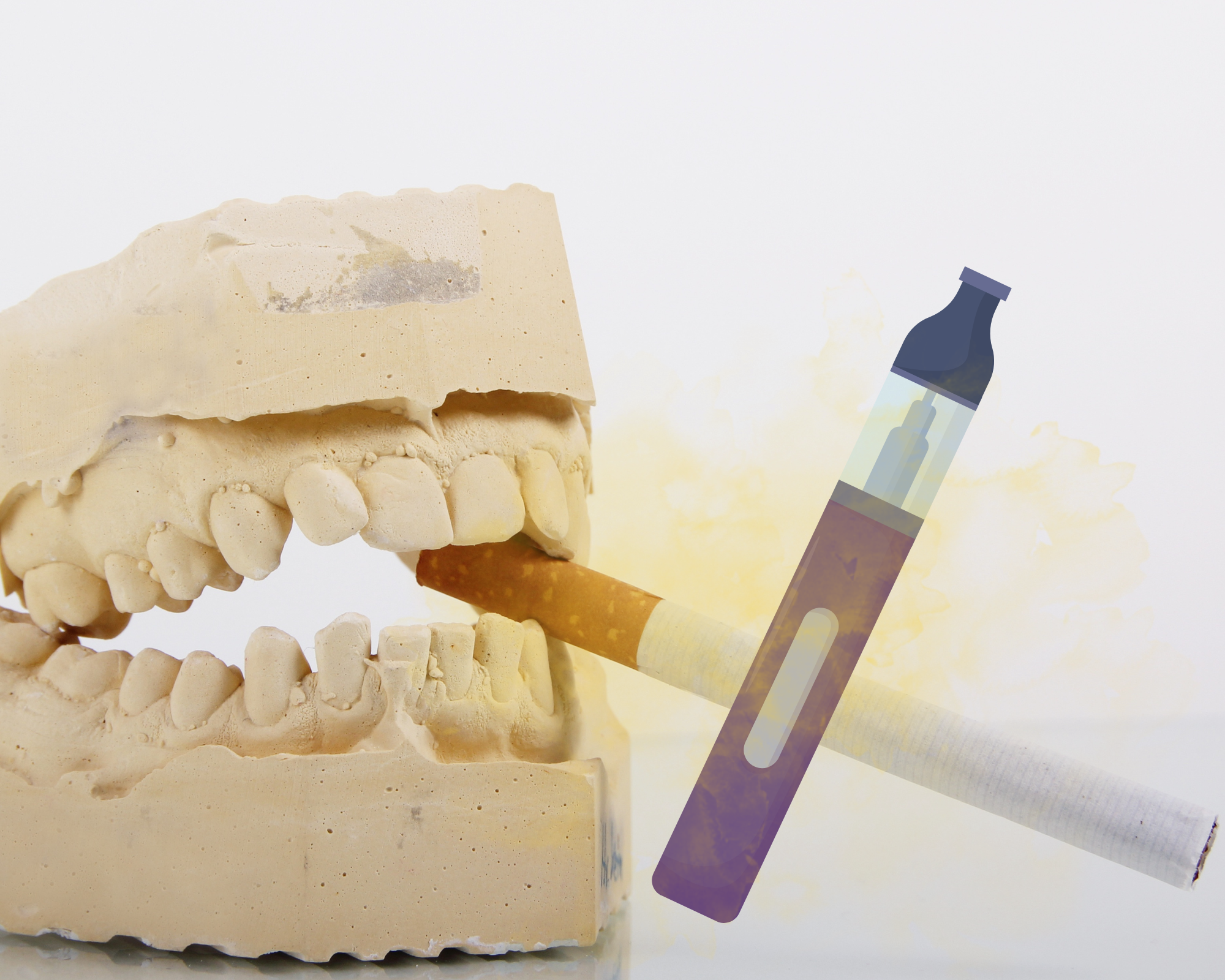 Způsobuje vaping poškození zubů?