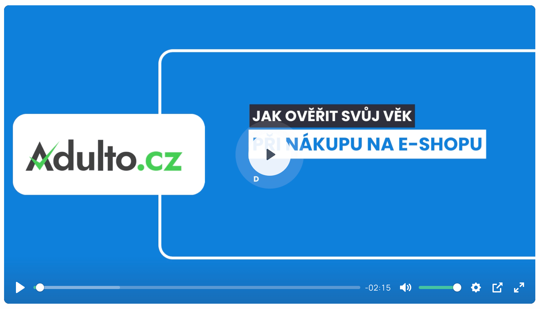 Video návod jak oveřit věk přes Audlto.cz