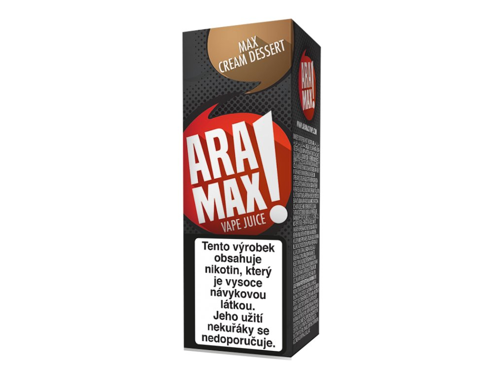 liquid aramax max cream dessert 10ml12mg