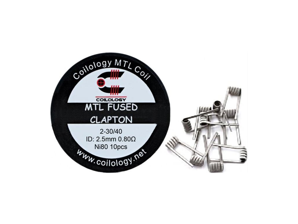 Spirálky Coilology MTL Fused Clapton Ni80 0,8 ohm