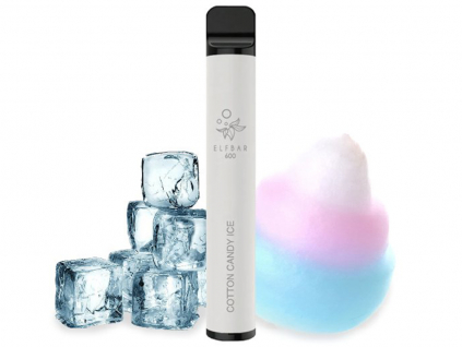 elf bar 600 cotton candy ice cukrova vata