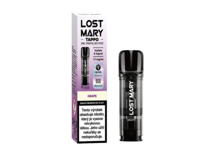 lost mary tappo cartridge 17mg elcigon grape
