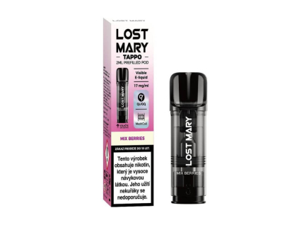 lost mary tappo cartridge 17mg elcigon mix berries