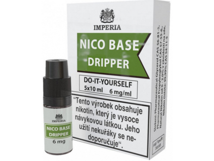 nikotinova baze imperia dripper 5x10ml pg30vg70 6mg