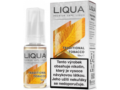 liquid liqua cz elements traditional tobacco 10ml12mg tradicni tabak