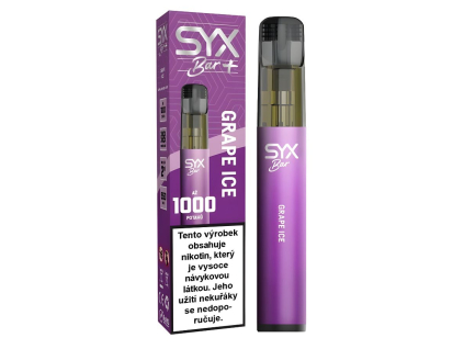 jednorazova cigareta syx 1000 grape ice