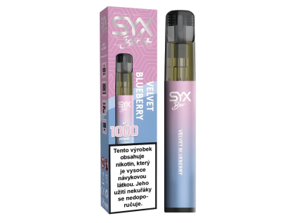 jednorazova cigareta syx 1000 velvet blueberry