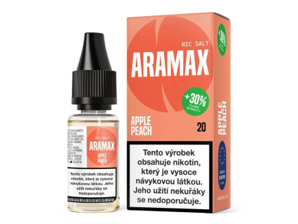 liquid aramax salt apple peach 20