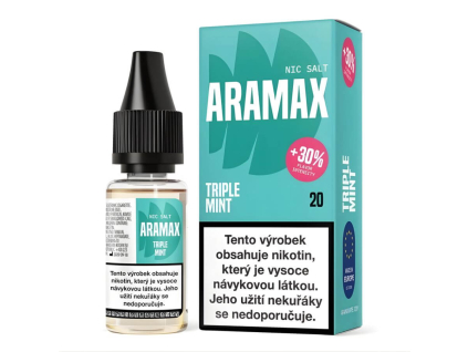 liquid aramax salt triple mint 20