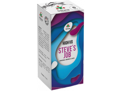 liquid dekang high vg steves job 10ml 0mg sladke a kysele jablko