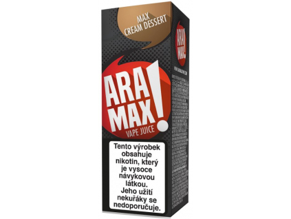 liquid aramax max cream dessert 10ml12mg