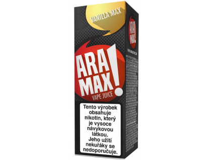 liquid aramax vanilla max 10ml12mg
