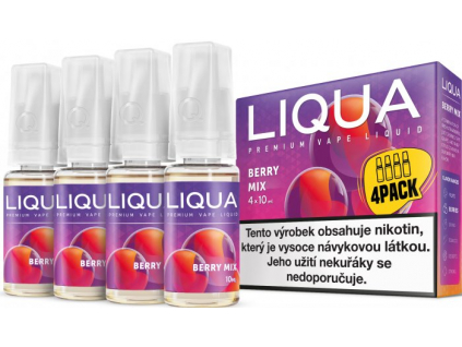 liquid liqua cz elements 4pack berry mix 4x10ml3mg lesni plody