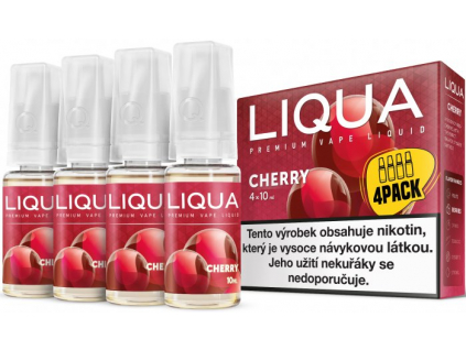 liquid liqua cz elements 4pack cherry 4x10ml3mg tresen