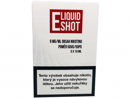 E-Liquid Shot Booster (50/50) 5 x 10 ml / 9 mg