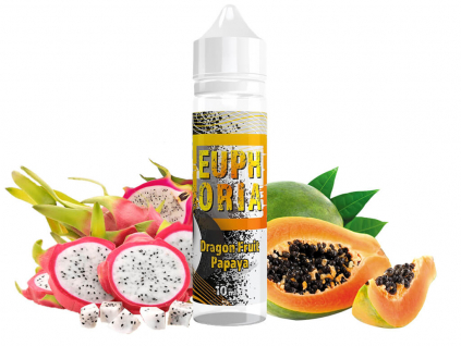 aroma příchuť Long Fill shake and vape Euphoria Dragon Fruit Papaya 10ml 60ml