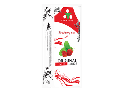 E liquid Dekang Strawberry mint (jahoda s mátou) 0