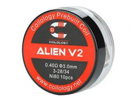 Spirálky Coilology Alien V2 Ni80 0.4 ohm