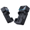 xtar x2 charger nabijecka baterie 18650 both