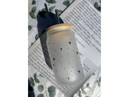Sklenička- srdíčka