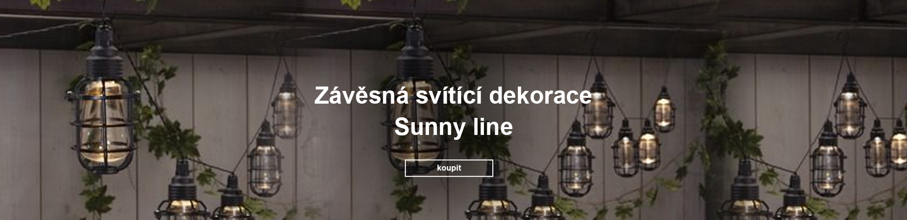 Závěsná svítící dekorace Sunny line