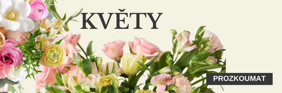 KVĚTINY || STŘED | velký banner