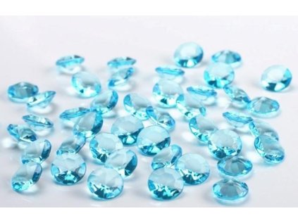 diamanty svetle tyrkysove 12 mm 485